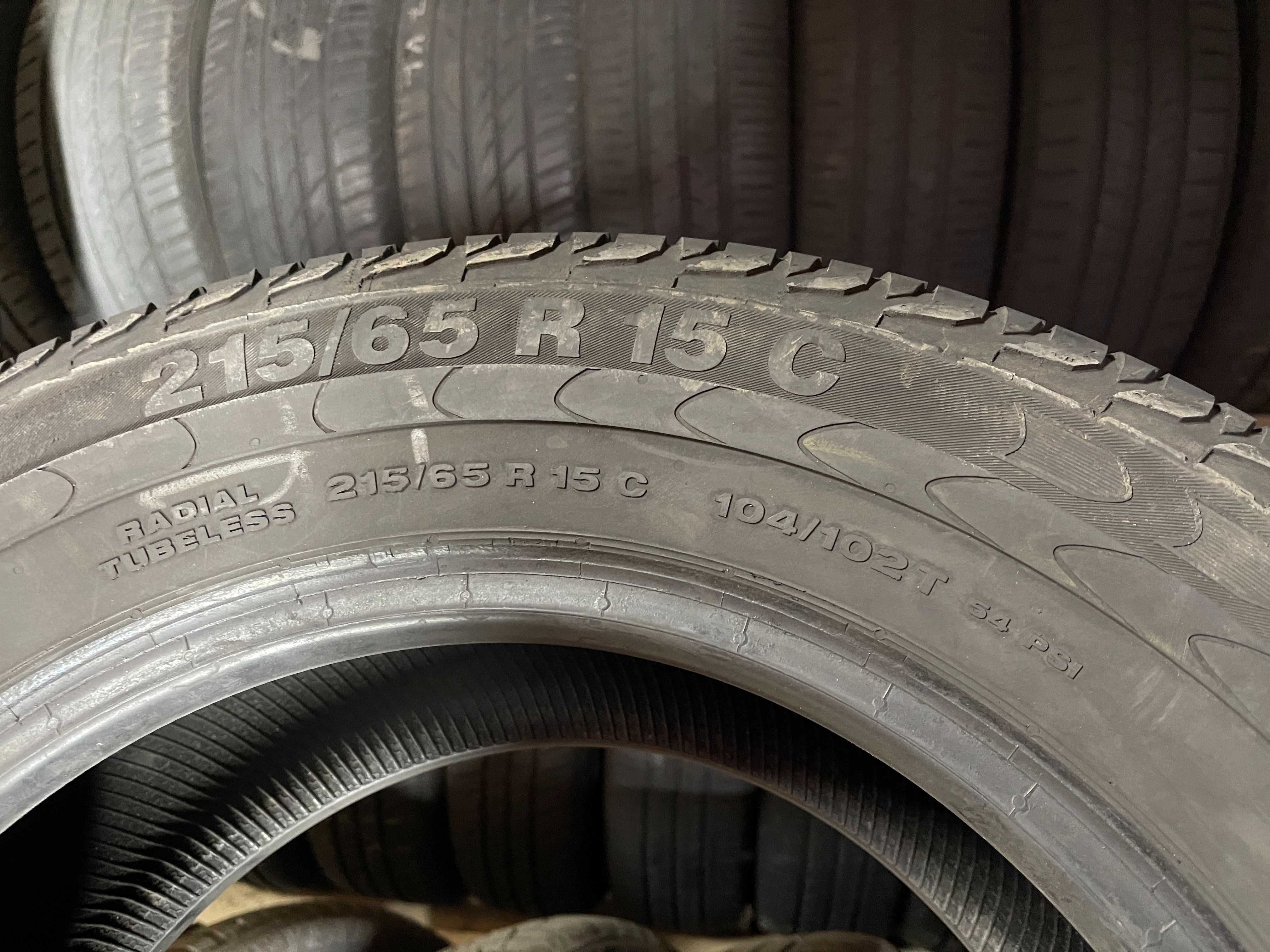 LS544 Літні шини 215/65r15c Continental Vanco 2 пара резина р15