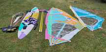 Zestaw windsurfingowy deska fanatic windsurfing żagle north sails