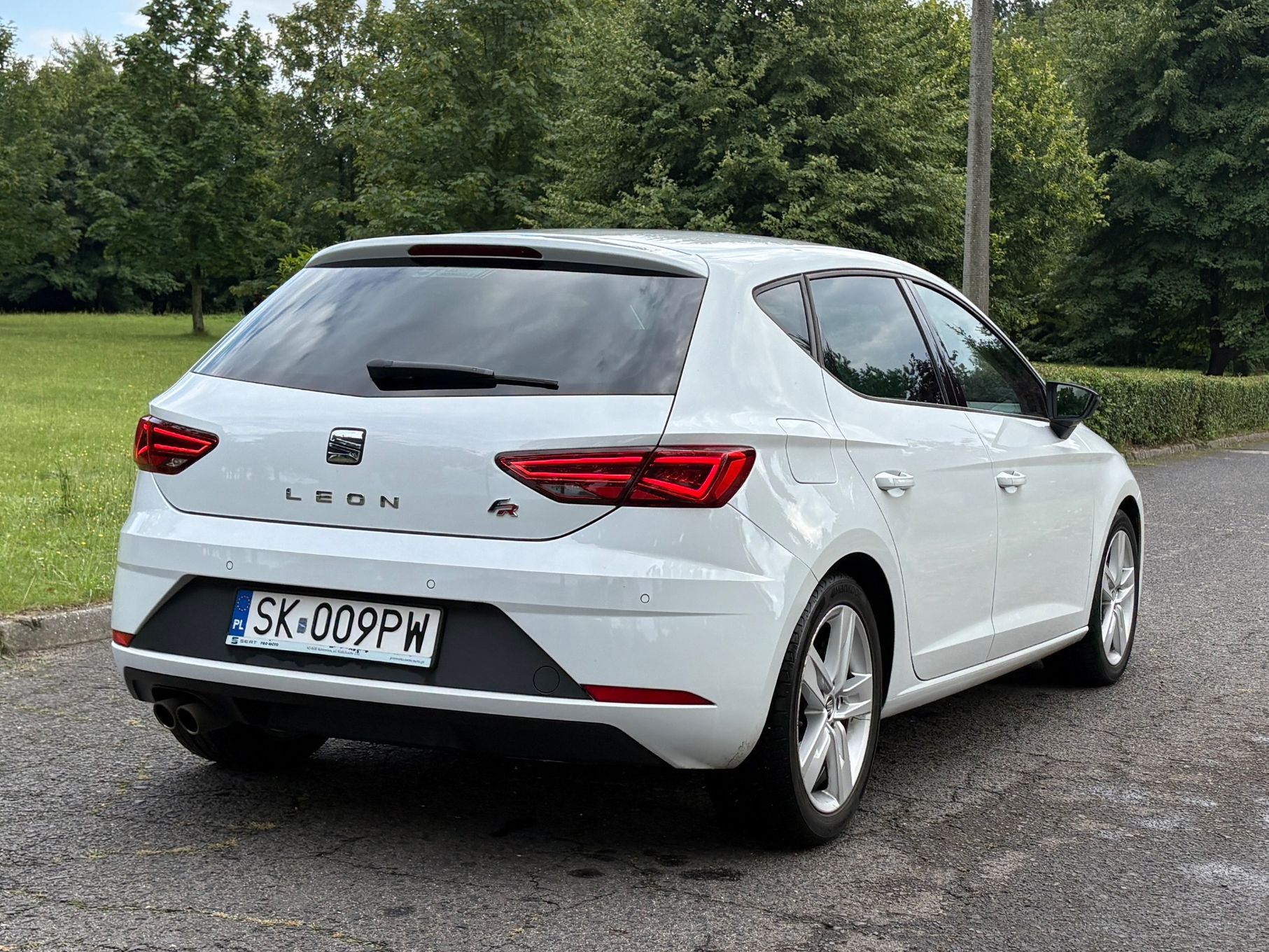 Seat Leon Full LED, Beats Audio, CarPlay, FR, DSG, Biała Perła