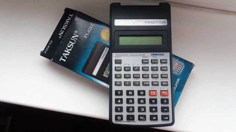 Kalkulator trygonometryczny Taksun TS-82 LC szkoła funkcje edukacja