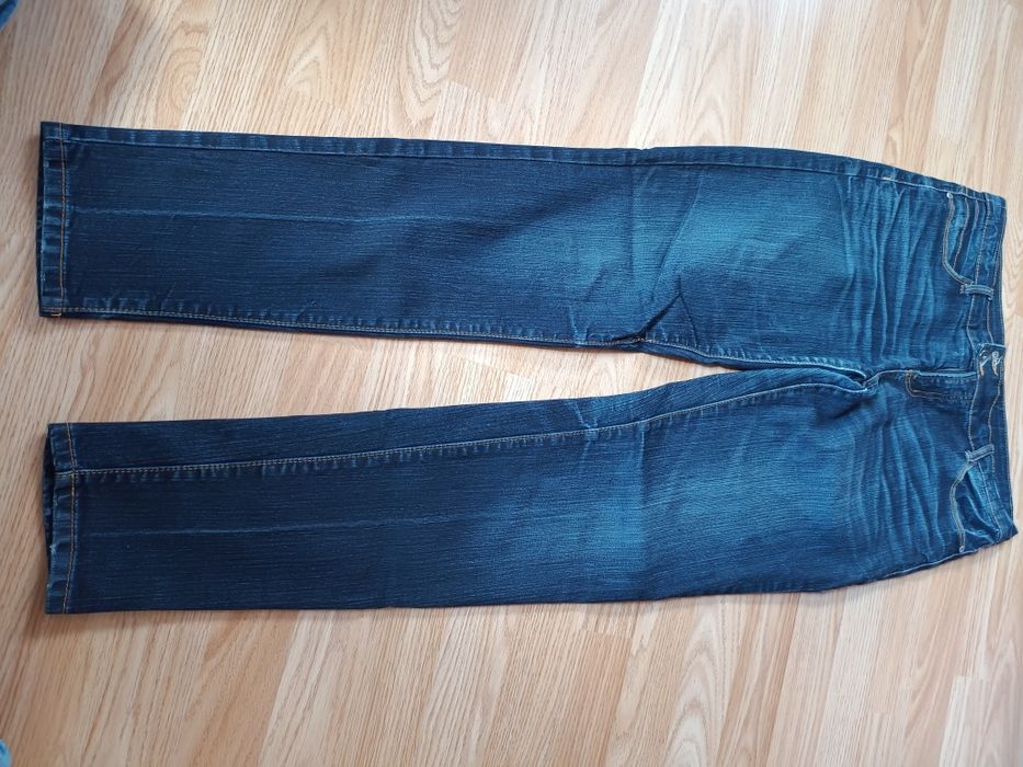 Spodnie damskie jeansy straight proste klasyczne mama style
