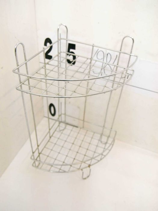 Półka łazienkowa metalowa rogowa narożna opcja paczki