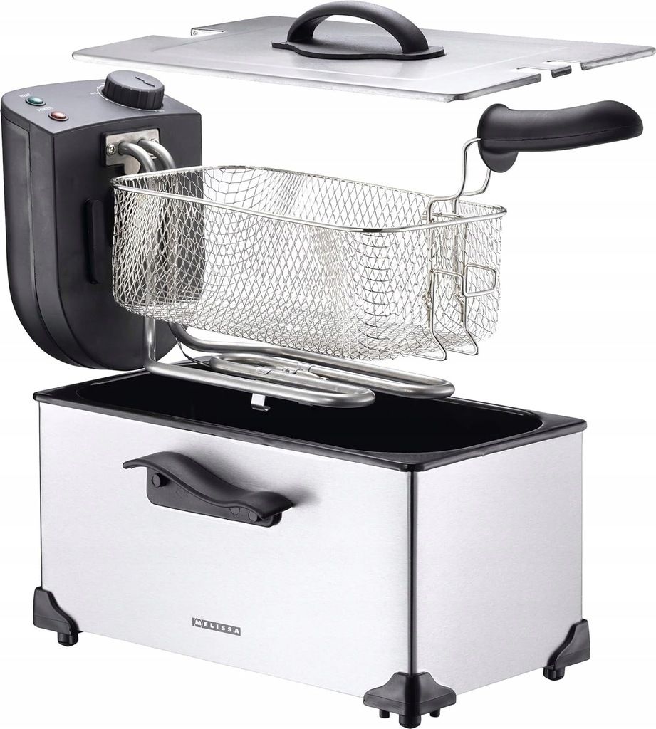 Frytkownica Tradycyjna Olejowa 2000W 3L Termostat Melissa