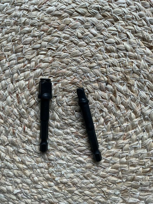 Набор 2 шт перехідники адаптери наконечники гайковерта 1/4 3/8 ударні