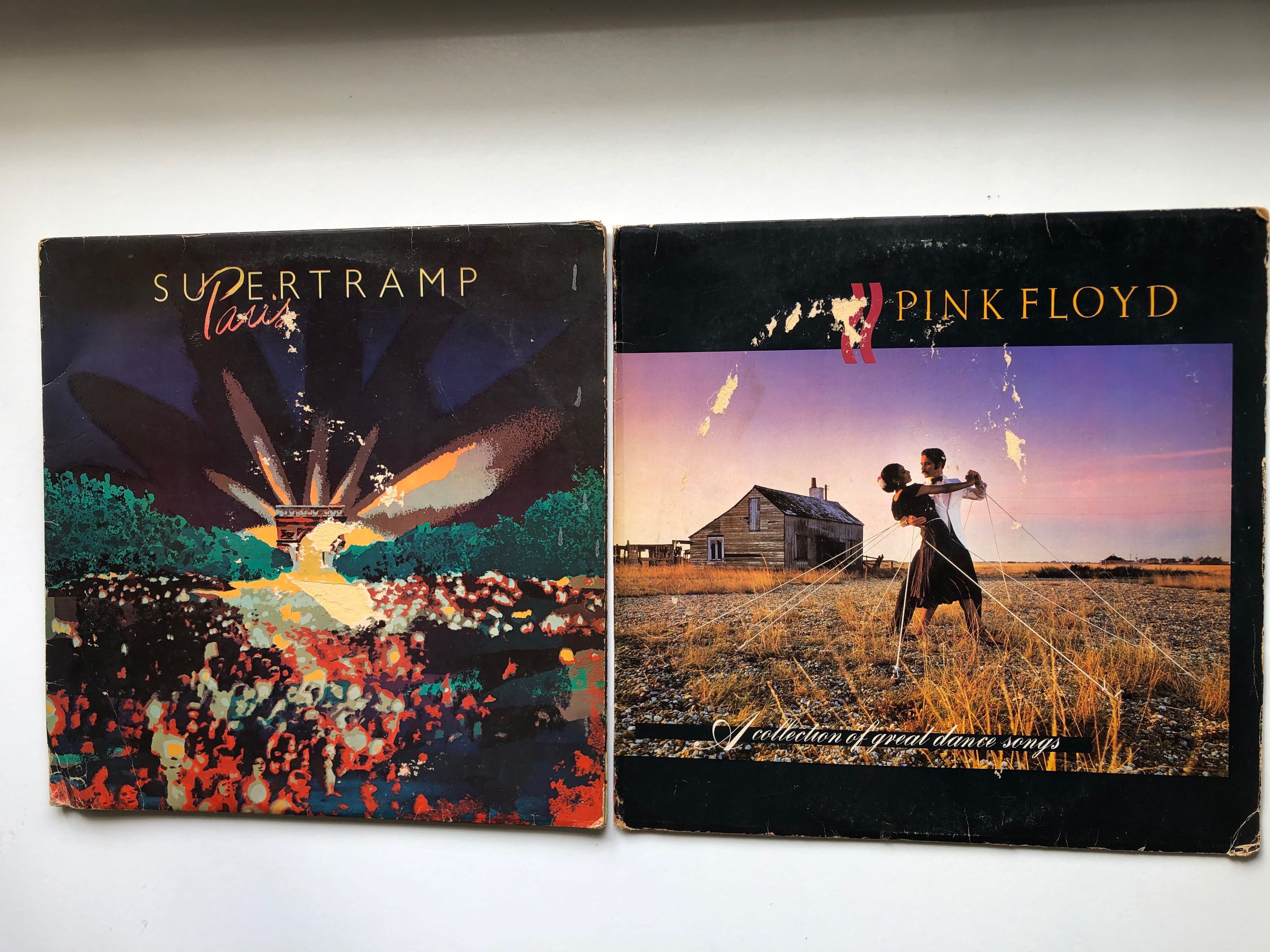 Discos de vinil Supertramp e Pink Floyd