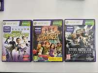 Kinect sports & kinect adventures & steel battalion xb