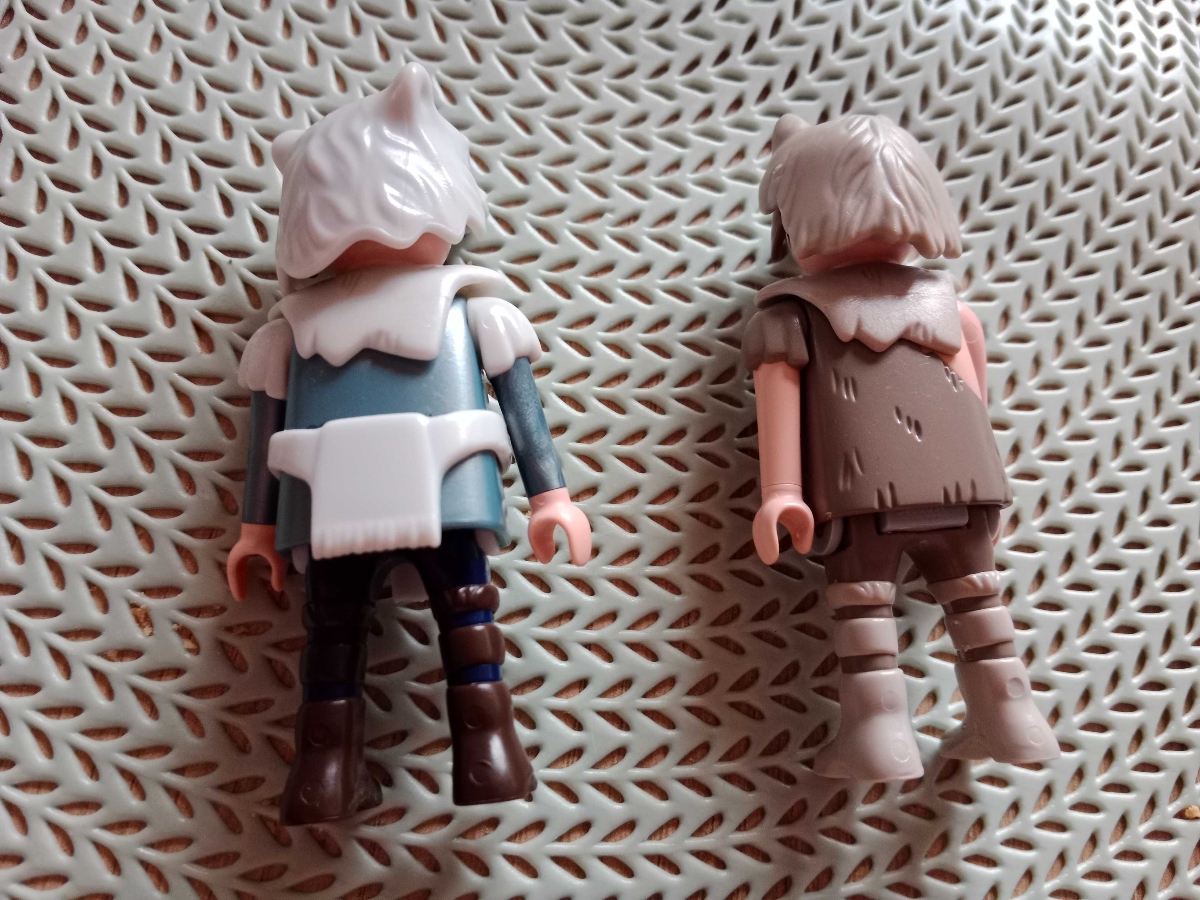 Zestaw figurek playmobil wilk niedźwiedź wikingi