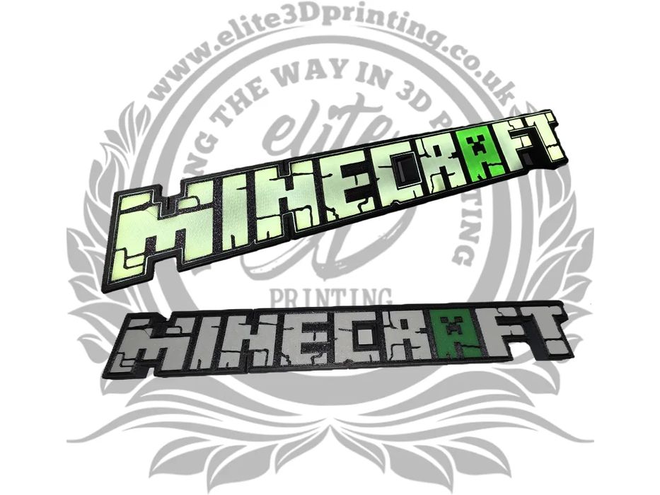 Caixa Luminosa Minecraft V.02