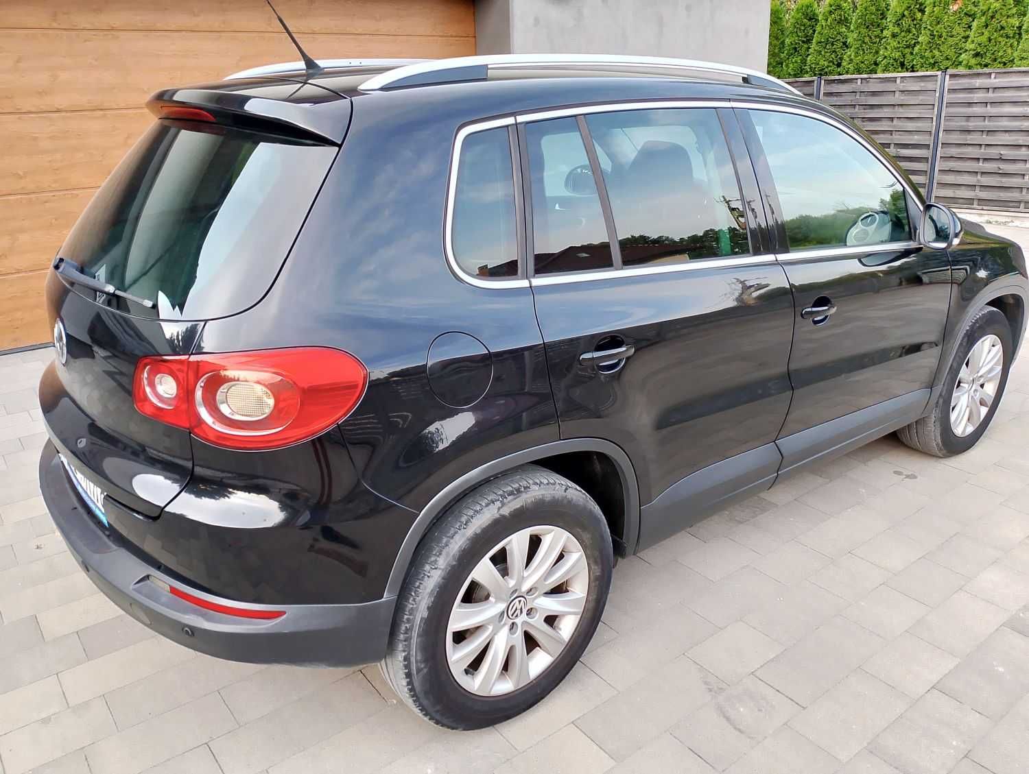 VW TIGUAN 2.0 TDI CR 140KM 2009 Automat 4x4 Klima Czujniki Hak Zamiana