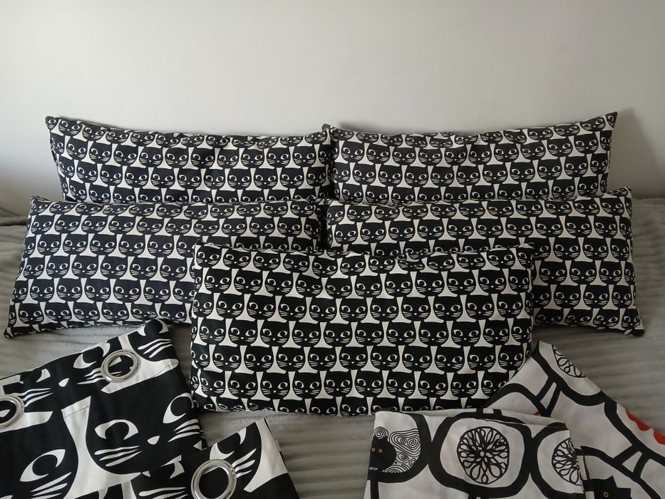 2 Almofadas de decoração ikea cinza