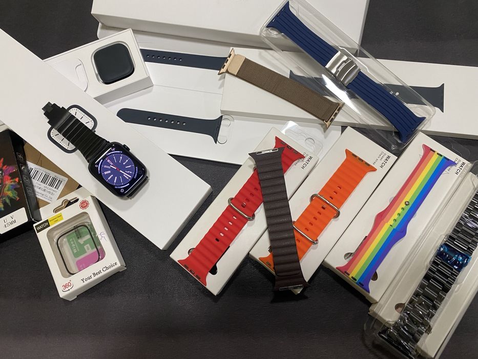 Apple Watch 7 45mm Preto (Novo) - Full Extras