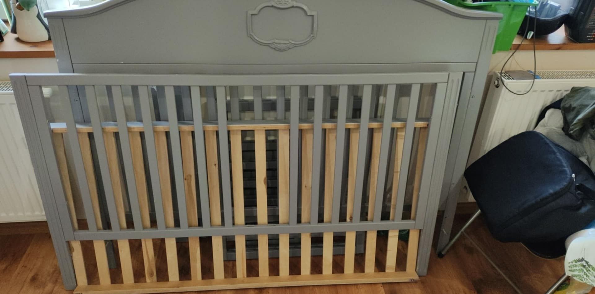 Bellamy Good Night Łóżeczko Neutral Grey 140X70 Z Szufladą
