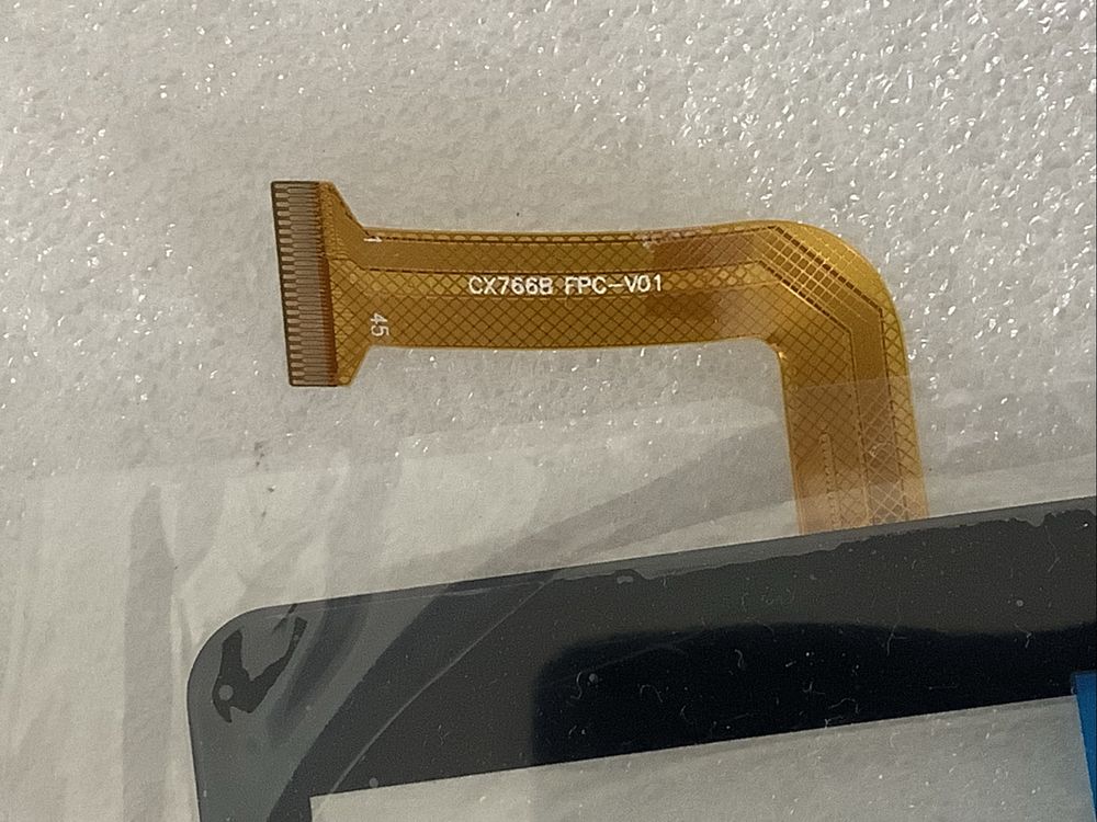 Vidro tatil / touch screen CX766B FPC-V01