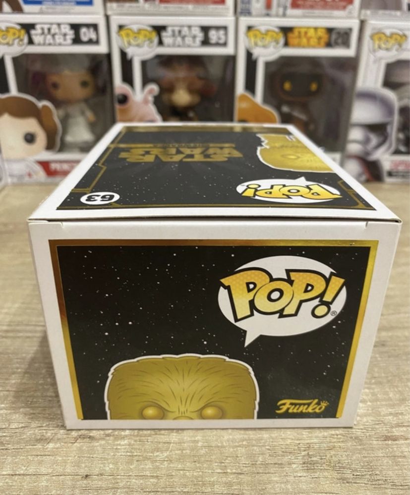 Star Wars Funko Pop 63 Chewbacca (Gold)