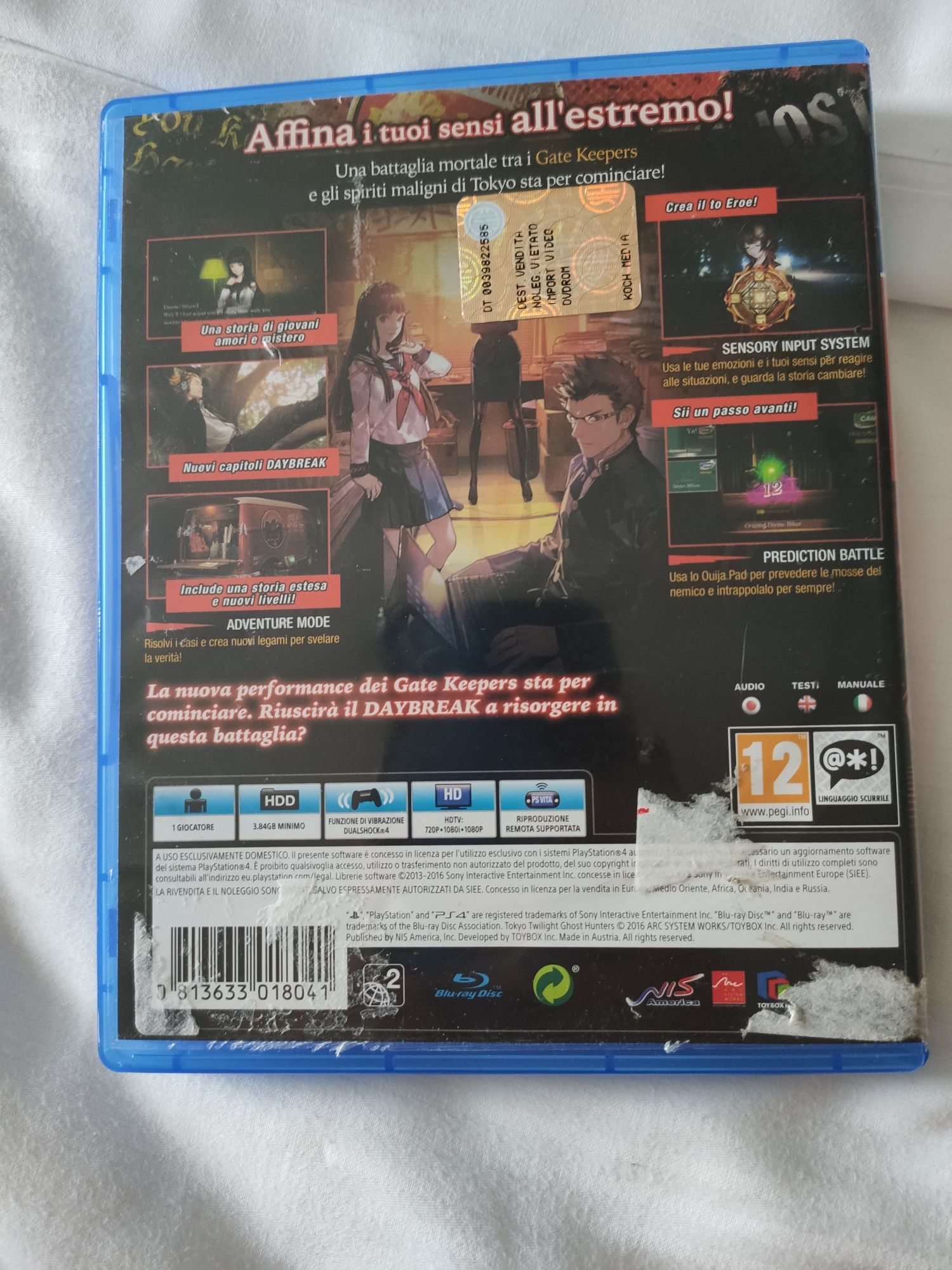 Tokyo Twilight Ghost Hunters PS4