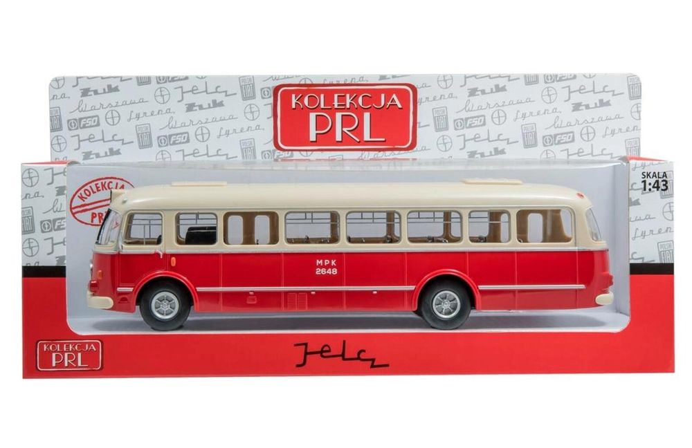 Kolekcja PRL-u Jelcz Autobus pudełko,30x7,5x9,5 cm