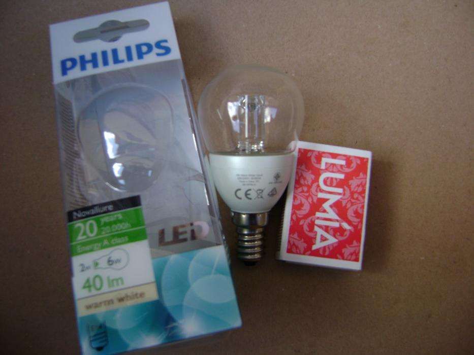 Żarówka Philips LED duży gwint E27, ciepła biel, 2 Wat