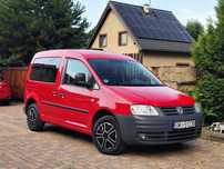 Volkswagen Caddy LIFE 5 OSOBOWY 1.6 MPI 102KM Klima Zarejestrowany
