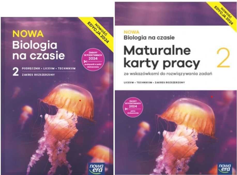 Zestaw: Biologia na czasie 2 ZR NE Edycja 2024 + Karty pracy