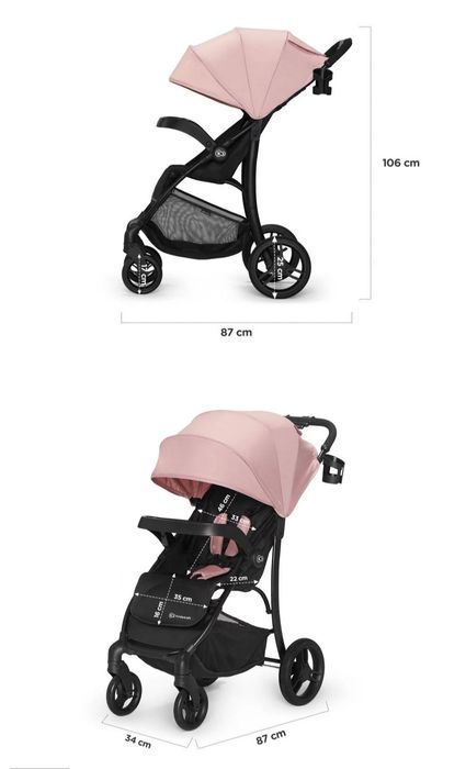 KinderKraft Cruiser lekka spacerówka