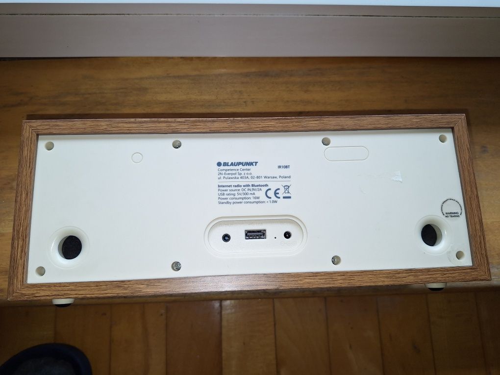 Radio internetowe DAB Blaupunkt IR10BT Spotify, Wi-Fi, UPnP. Sprawne.