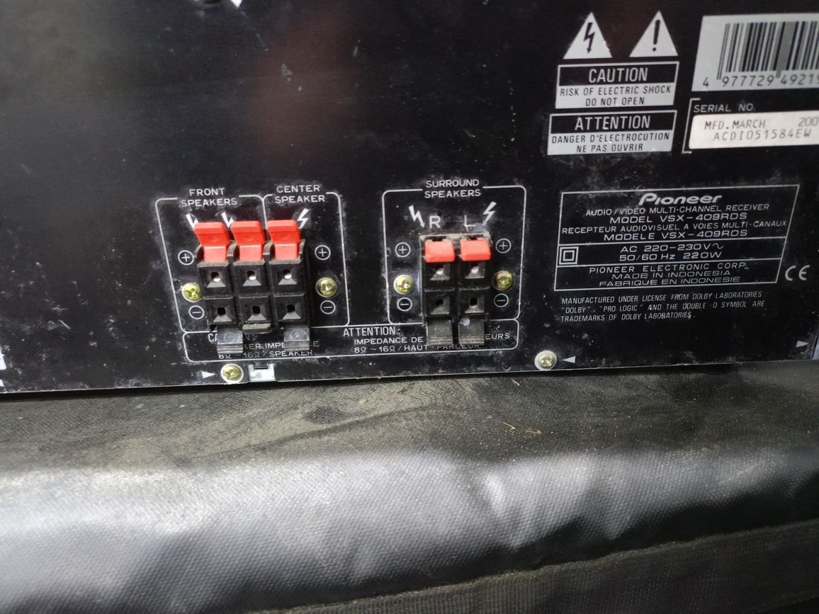 Wzmacniacz Pioneer VSX-409 RDS