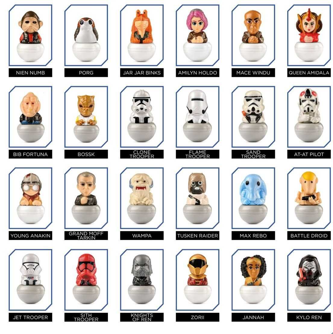 Star Wars rollinz - coleção 24un