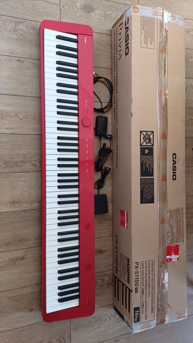 Casio Privia  PX-S1100 RD pianino cyfrowe elektryczne 88 klawiszy,