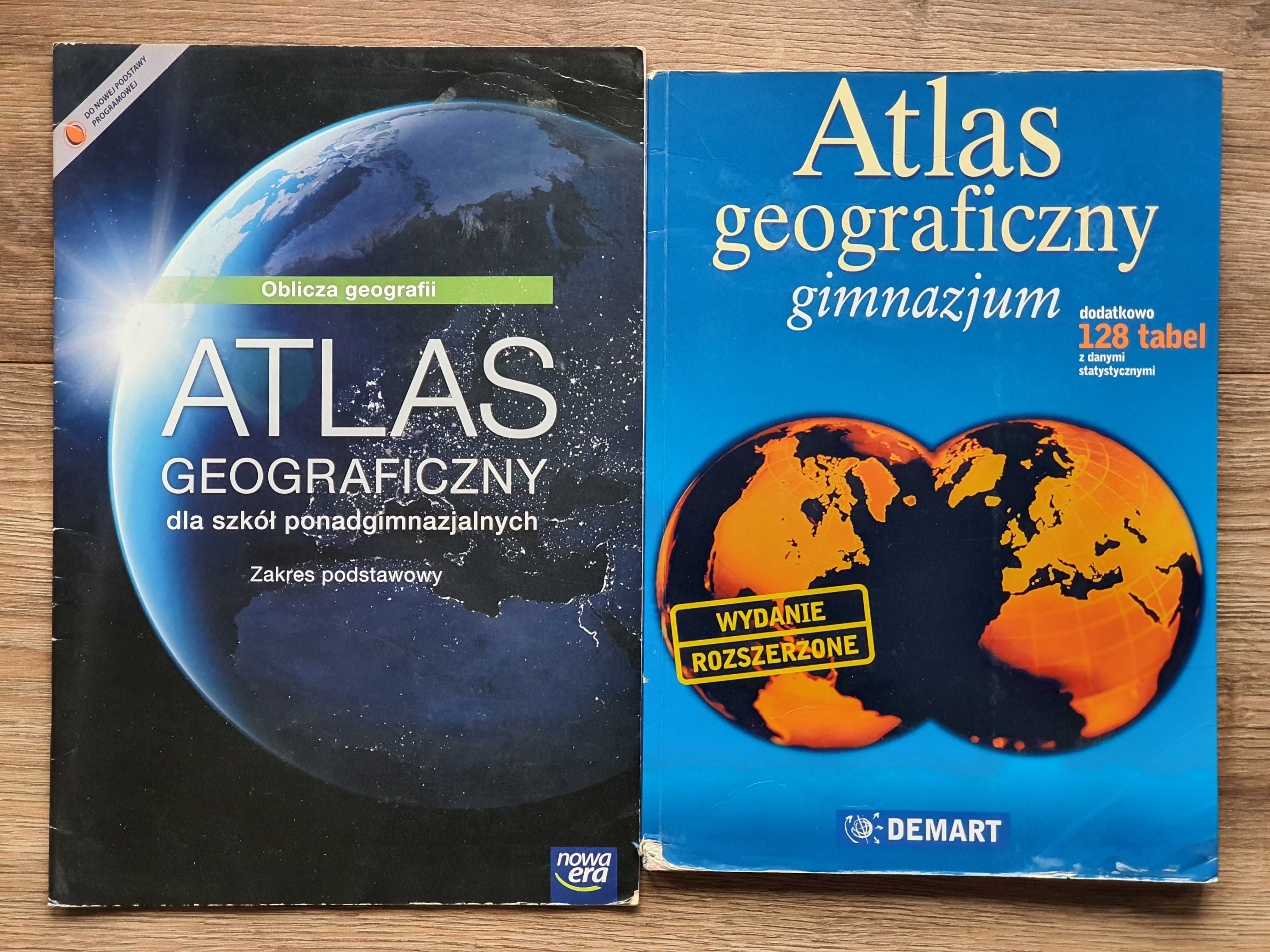 Szkolne atlasy geograficzne