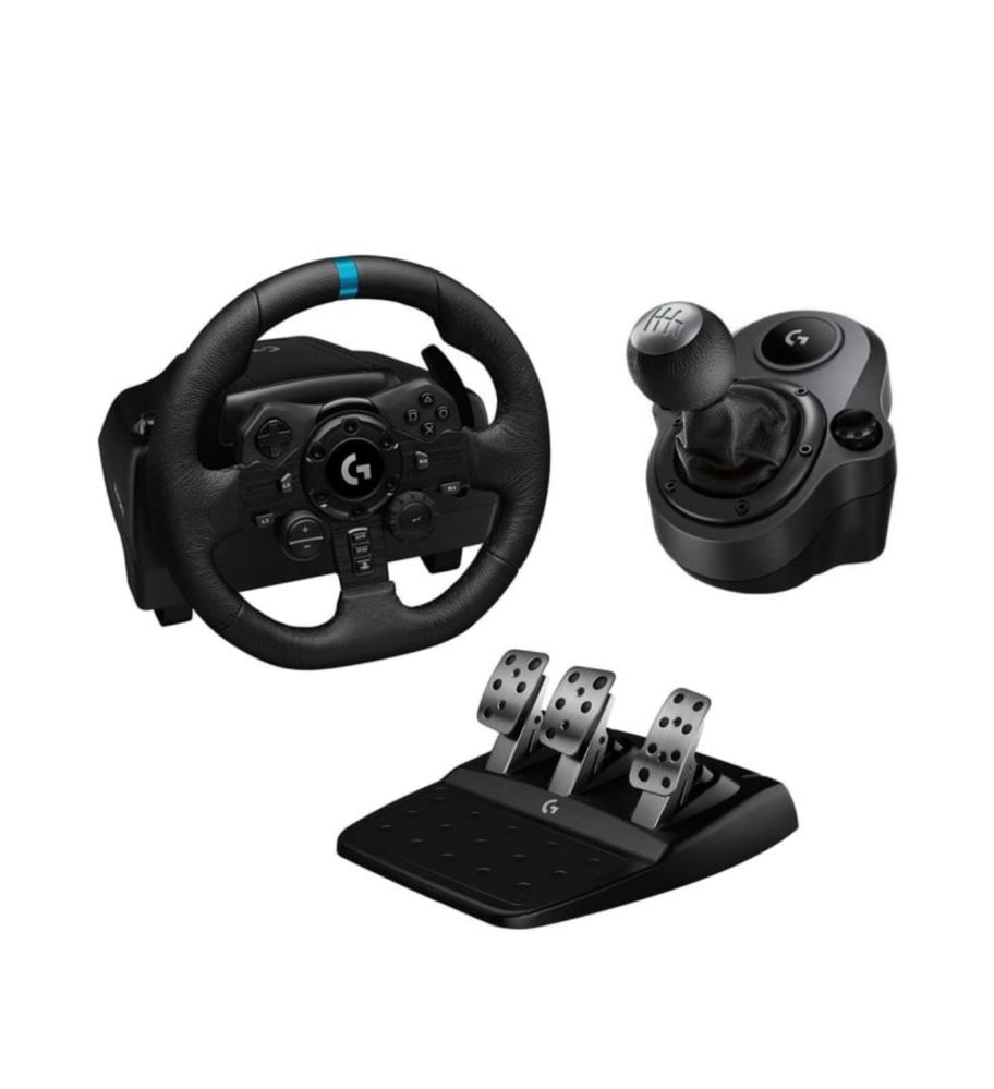 Руль, маніпулятор ігровий Logitech G923 + Shifter PS5/PS4/PC