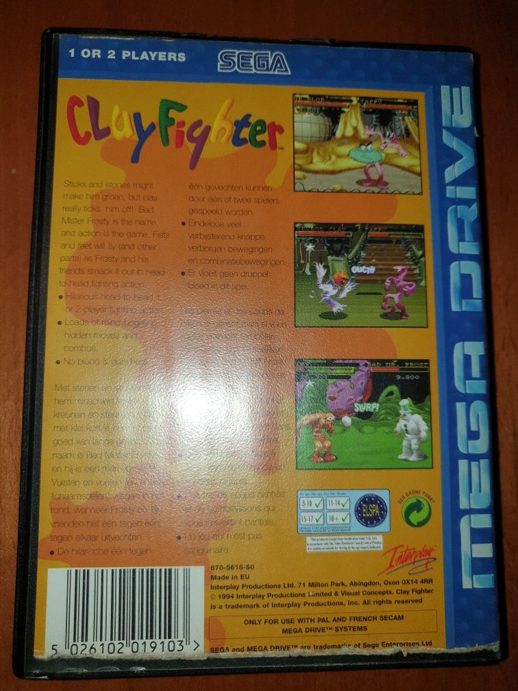 ClayFighter Sega Mega Drive