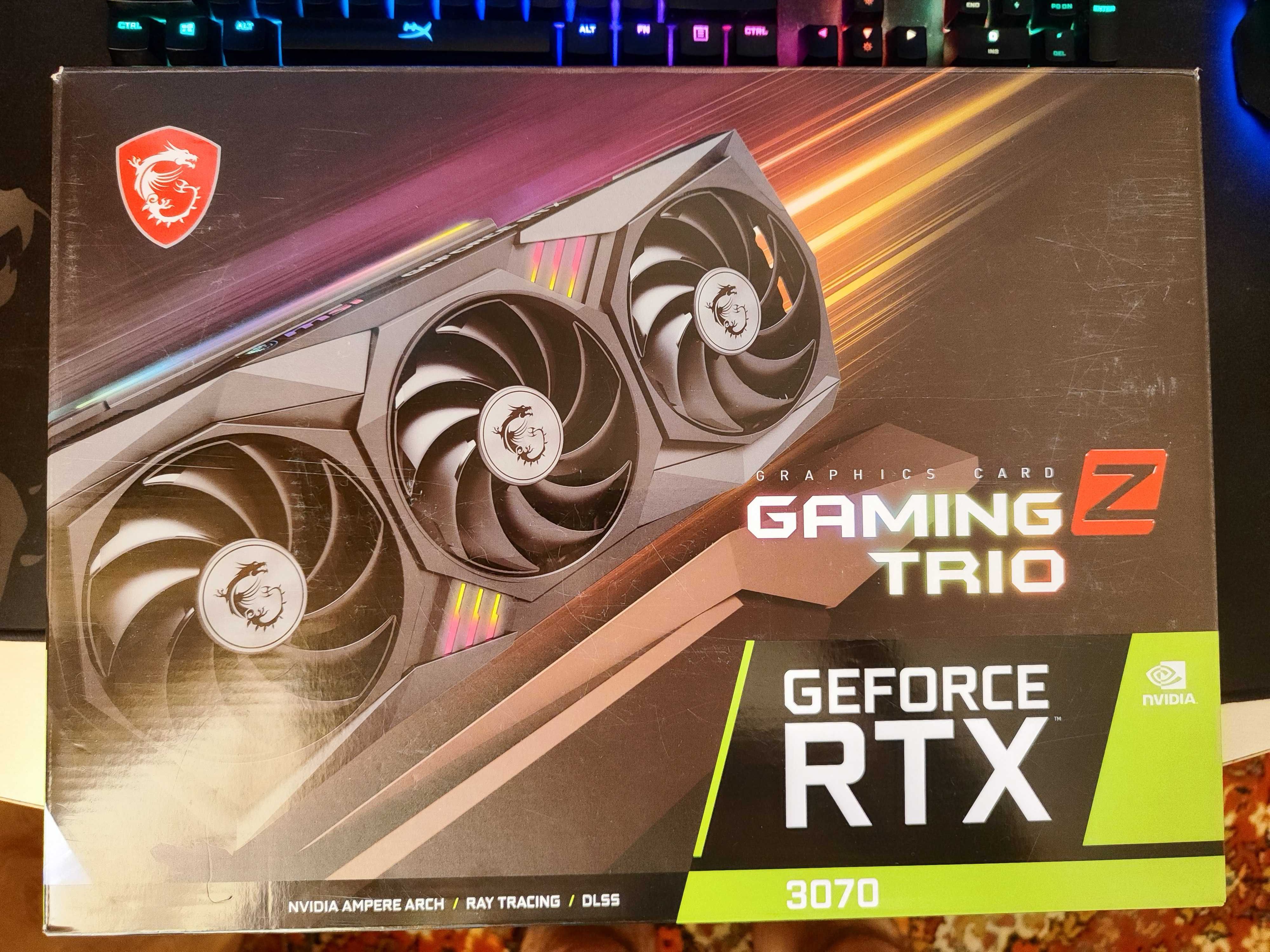 Видеокарта MSI GeForce RTX 3070 GAMING Z TRIO 8G LHR