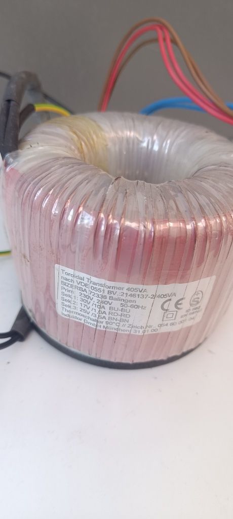 transformador toroidal de 405VA