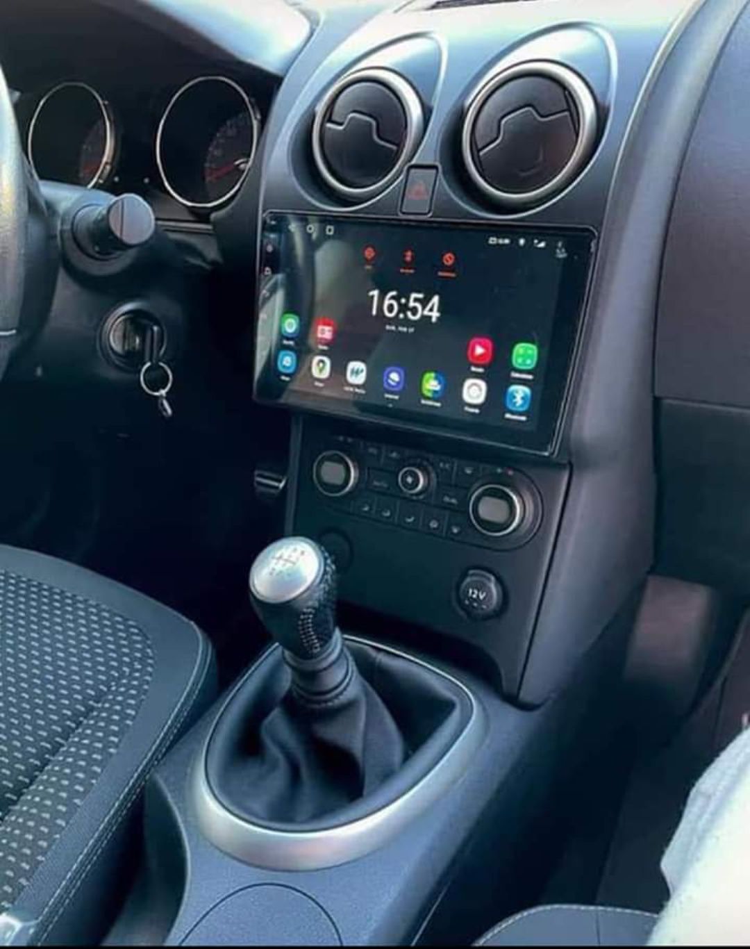 Rádio Android 13 com GPS Nissan Qashqai J10 (Artigo Novo)