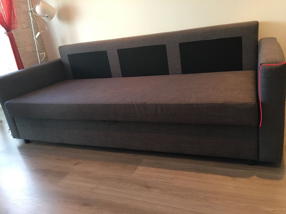 Sofa IKEA tecido cinzento