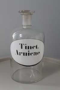 Zabytkowa butelka apteczna  Tinct. Arnicae - 26,5 cm