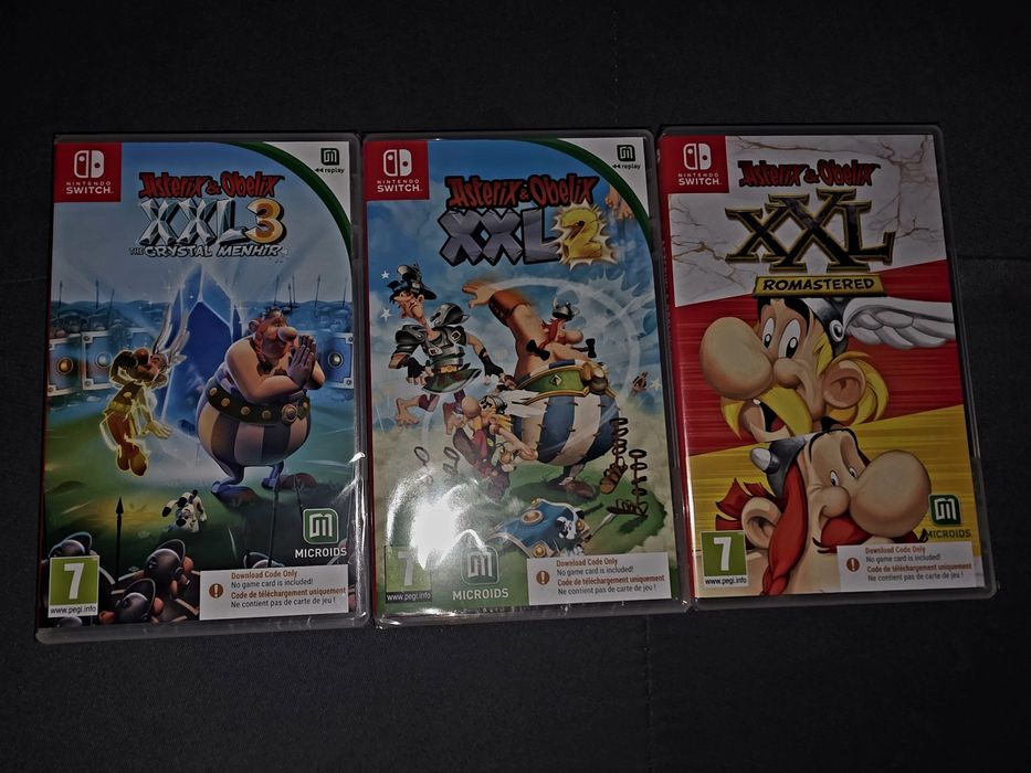 Asterix & Obelix XXL 1, 2, 3 Nintendo Switch NOWE