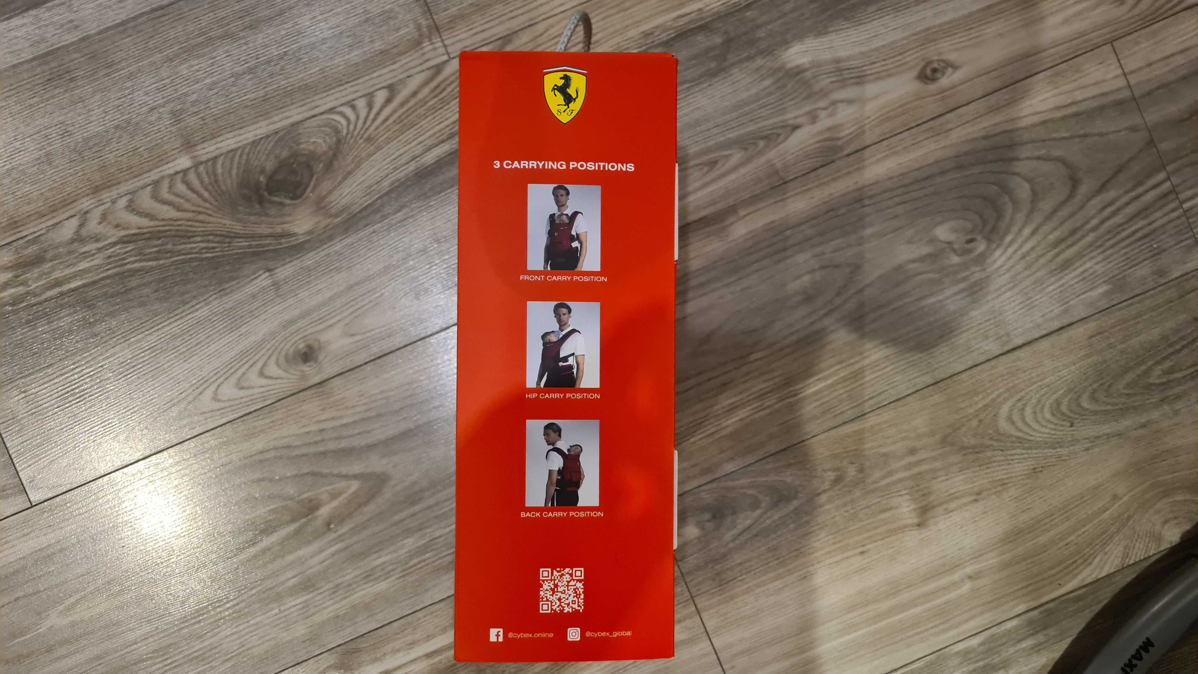 NOWE nosidełko nosidło Cybex My.Go Ferrari Scuderia Racing Red