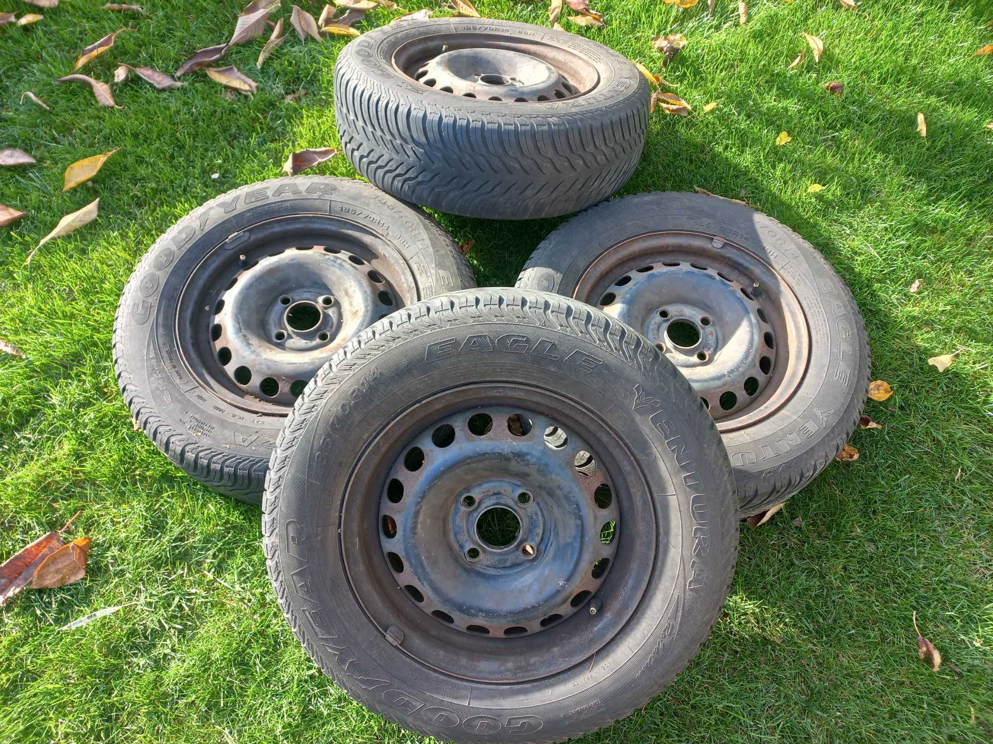 Opony z Felgami 185/70/14 GoodYear Komplet Opel ET 39