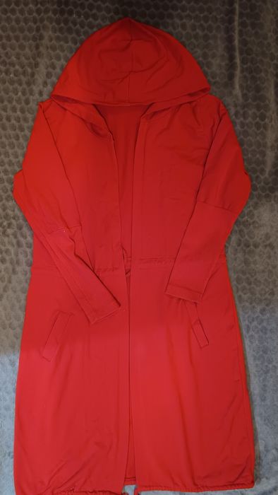 Damska długa bluza z kapturem