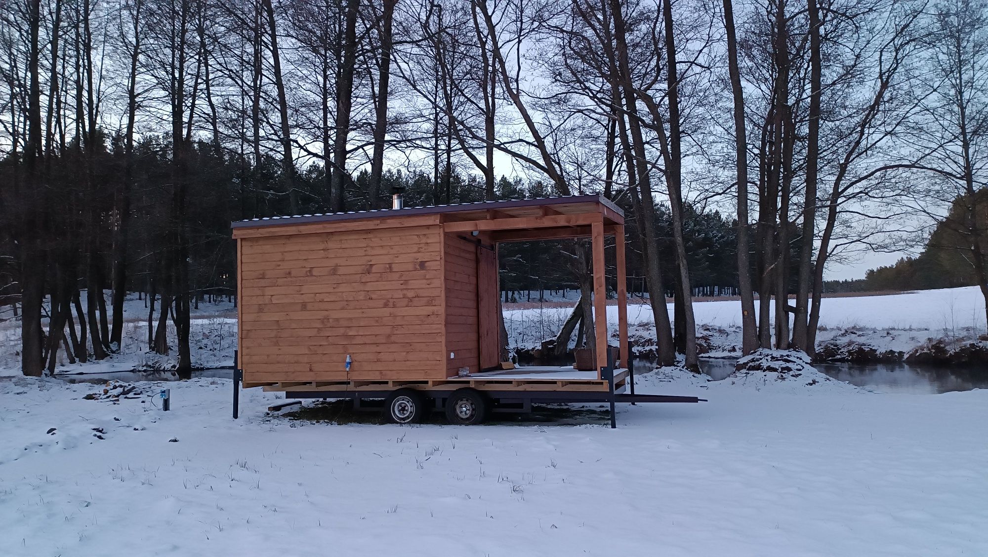 Domki sauna Swornegacie Kaszuby Kokoszka domek z sauną