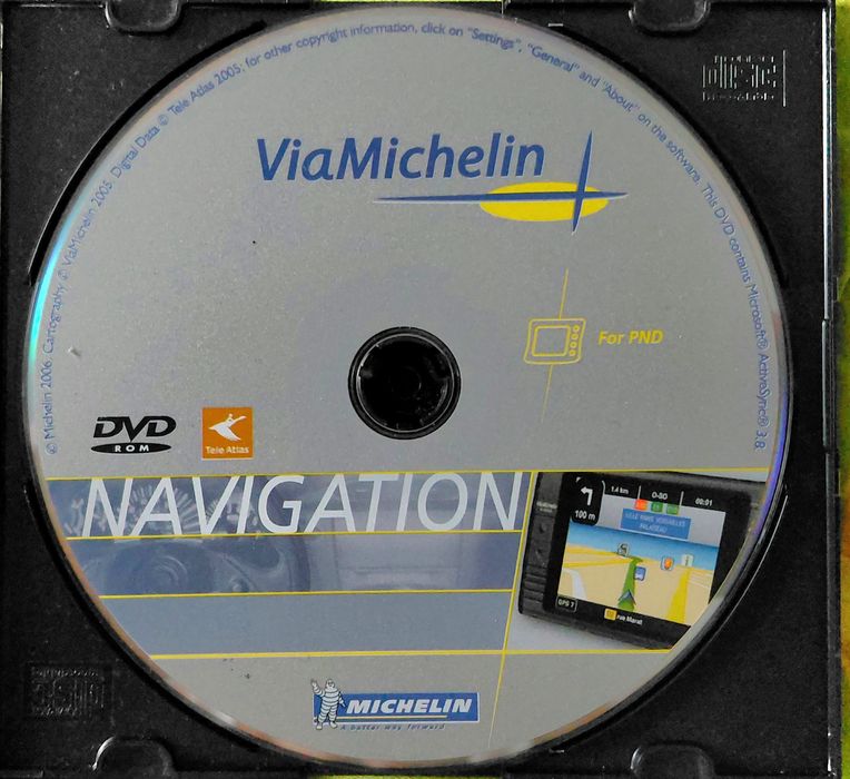 DVD Via Michelin - GPS