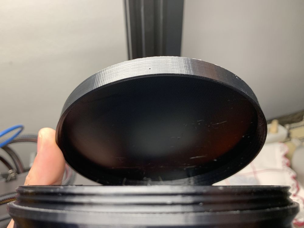 Caixa circular por medida - impressão 3D