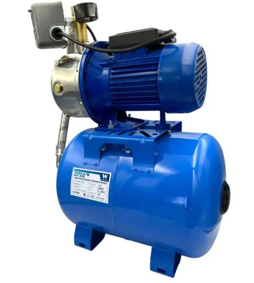 Станція насосна для поливу Well`s JS 100/24L; 1.1кВт; h:45м; (Чехия)