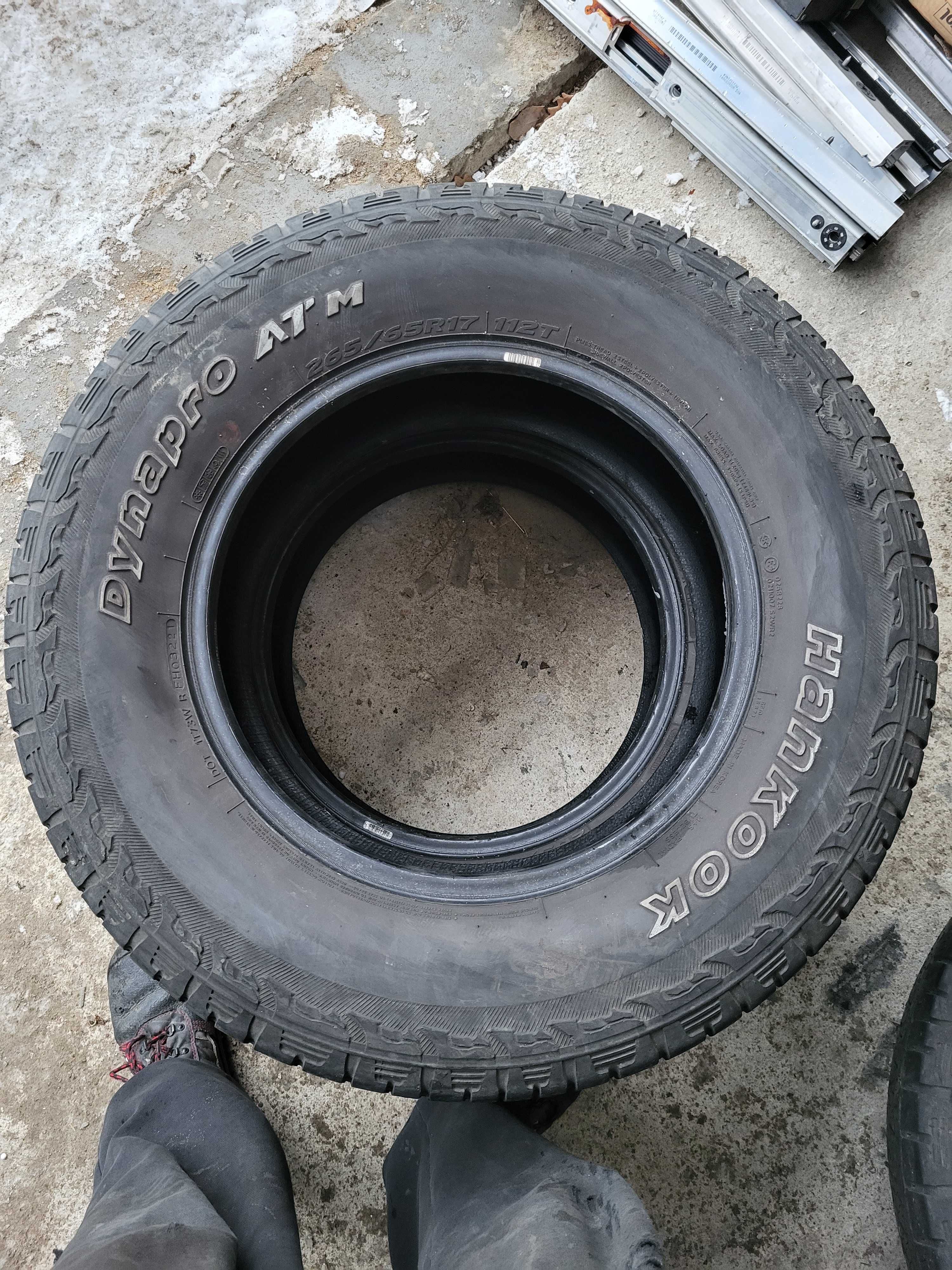 [4szt] Hankook 265/65 r17 Dynapro AT M // 7,25mm!! 2021r Całoroczne