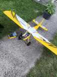 Samolot rc e-flite super Timber plus pływaki fms freewing piper