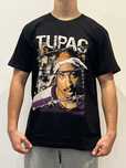 Tupac koszulka czarna nowa z nadrukiem z krótkim rękawem