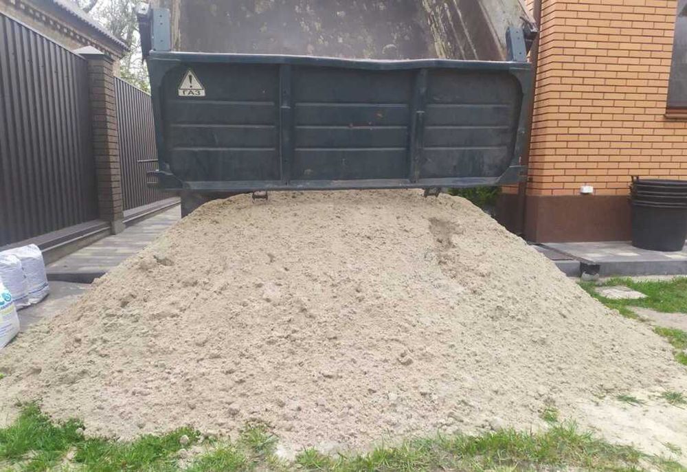 Песок Щебень Отсев для стройки, очень хороший!