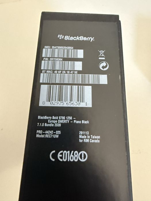BlackBerry Bold 9790 Qwerty Piano Black Nowy Kolekcjonerski