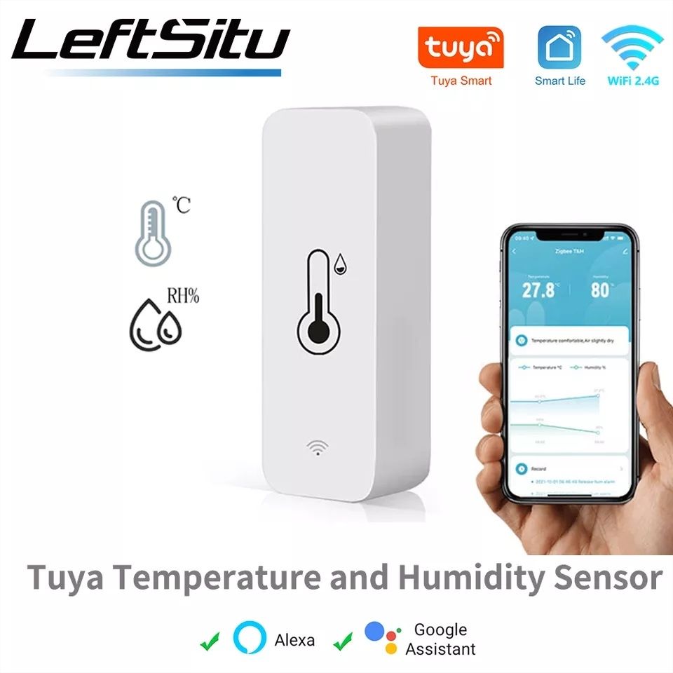 Беспроводной Wifi/ZigBee датчик температуры, протечки